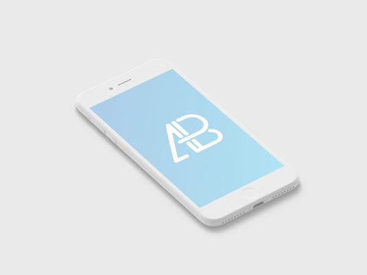 Free Clay iPhone 7 Plus PSD Mockup
