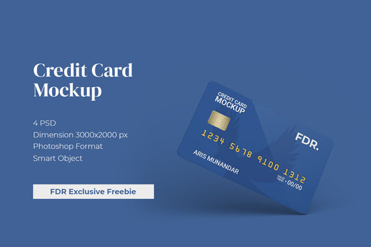 Free Credit Card Mockup